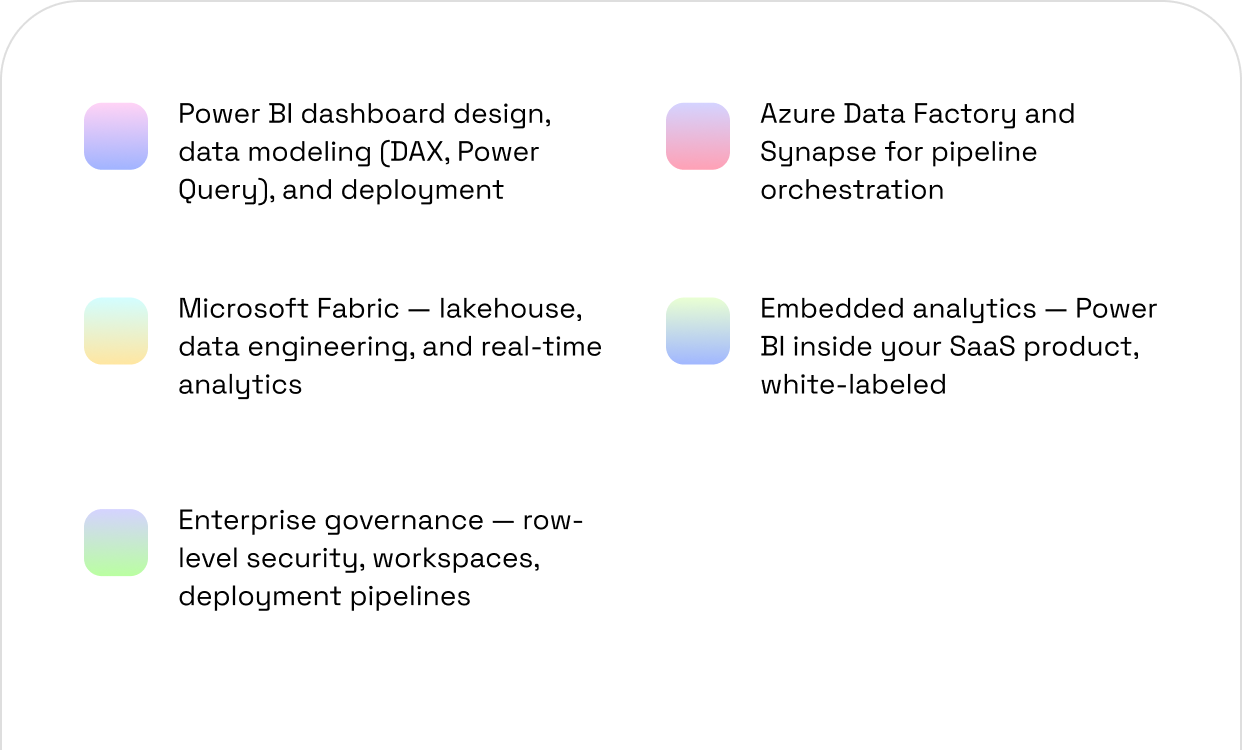 Microsoft / Power BI